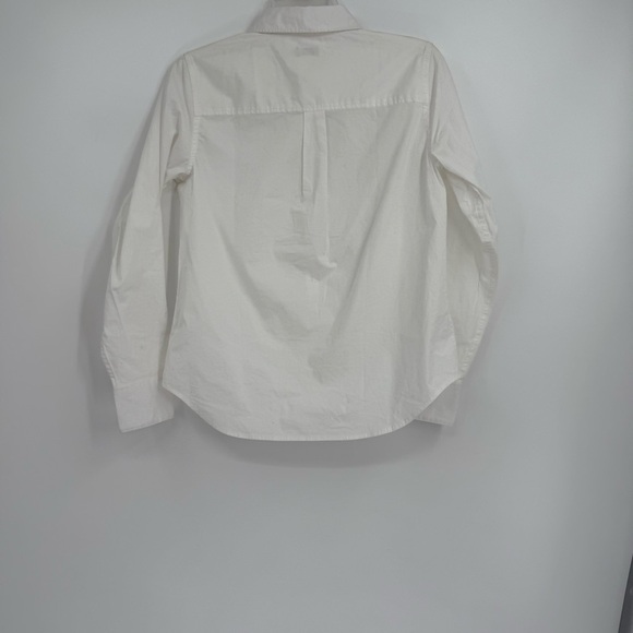 Faherty Shirt Women’s Size XS Top Cotton Button Up Collared White Long Sleeve - Picture 7 of 10
